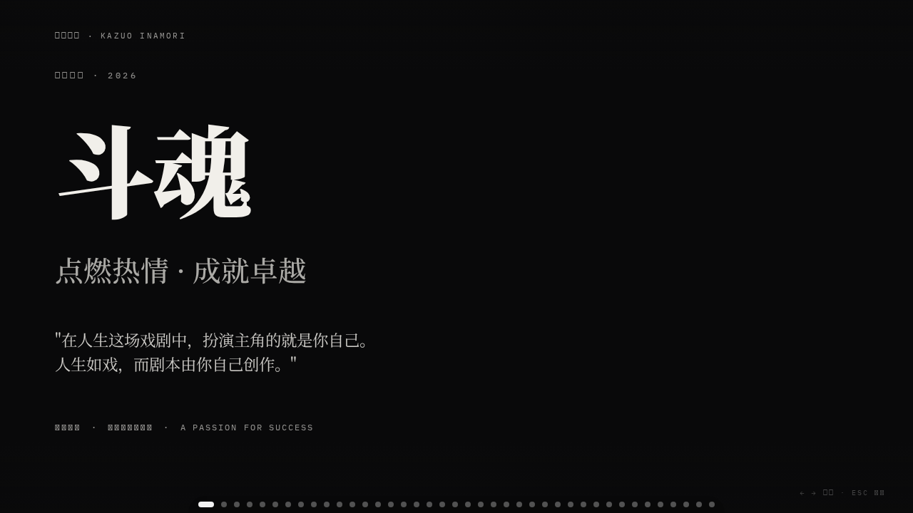 稻盛和夫《斗魂》